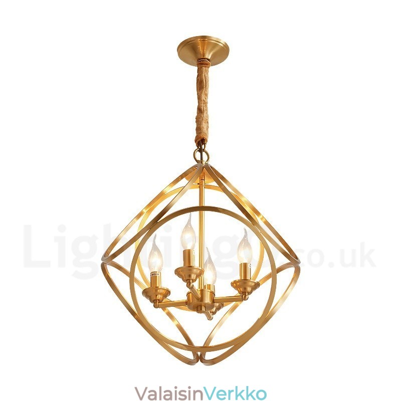Pure Brass Rustic Lodge Nordic Style riippuvalaisin