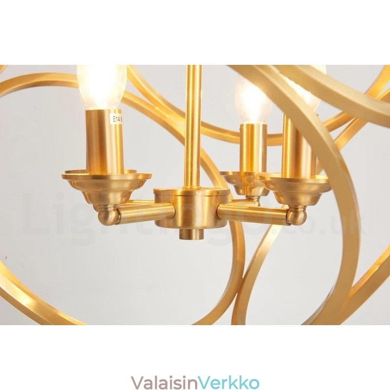 Pure Brass Rustic Lodge Nordic Style riippuvalaisin