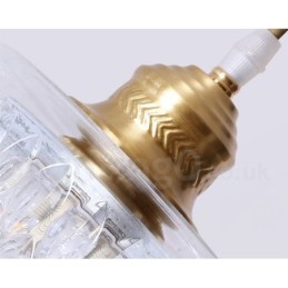 Pure Brass Rustic Lodge Nordic Style riippuvalaisin lasivarjostimella