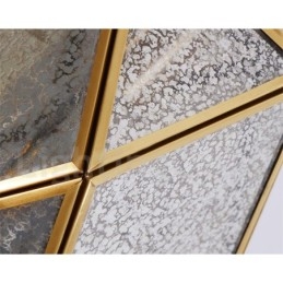 Pure Brass Rustic Lodge Nordic Style riippuvalaisin lasivarjostimella
