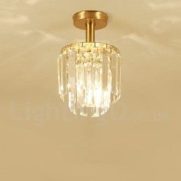 Pure Brass Rustic Lodge Nordic Style uppoasennetut kristallikatot