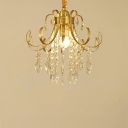 Pure Brass Rustic Lodge Nordic Style uppoasennetut kristallikatot