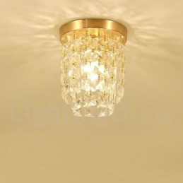 Pure Brass Rustic Lodge Nordic Style uppoasennetut kristallikatot