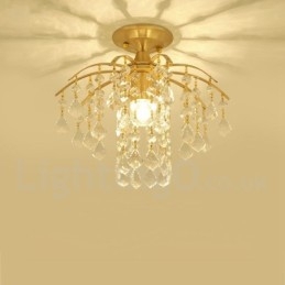 Pure Brass Rustic Lodge Nordic Style uppoasennetut kristallikatot