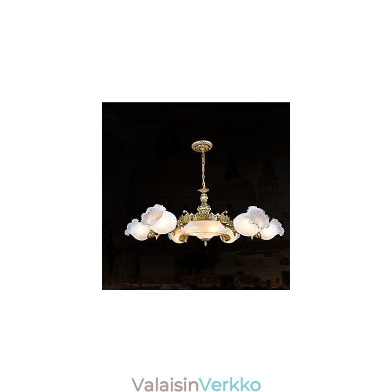 Perinteinen Classic Vintage Retro pronssimetallikattokruunu