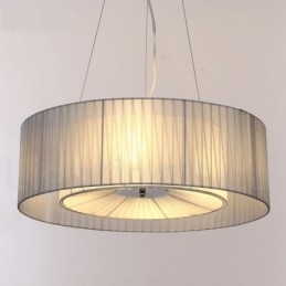 Drum 4 Light Pendant Moderni valo kangasvarjostimella