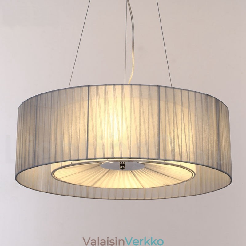 Drum 4 Light Pendant Moderni valo kangasvarjostimella