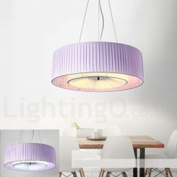 Drum 4 Light Pendant Moderni valo kangasvarjostimella