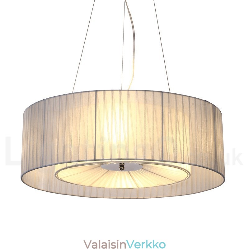 Drum 4 Light Pendant Moderni valo kangasvarjostimella