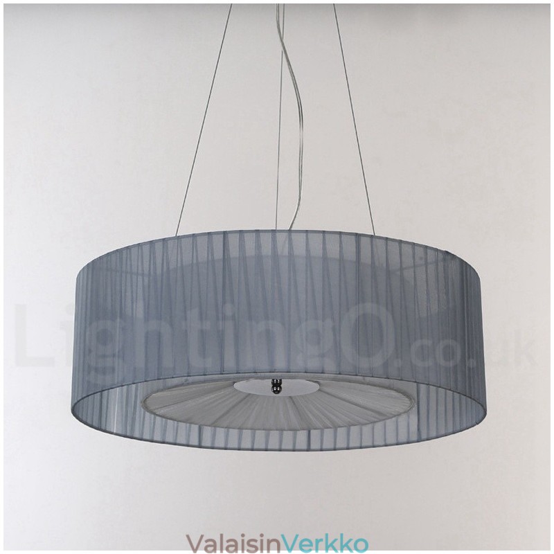 Drum 4 Light Pendant Moderni valo kangasvarjostimella