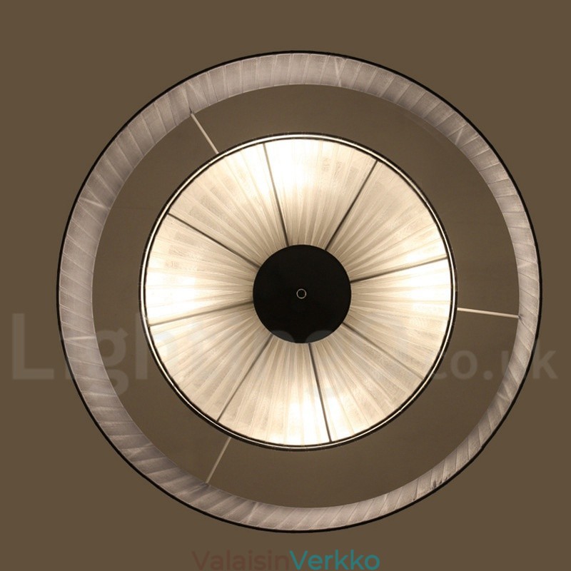 Drum 4 Light Pendant Moderni valo kangasvarjostimella