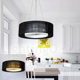 Drum 4 Light Pendant Moderni valo kangasvarjostimella