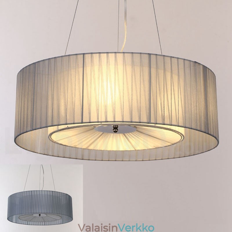 Drum 4 Light Pendant Moderni valo kangasvarjostimella