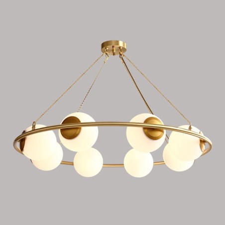 Pure Brass Bean Style Rustic Lodge pyöreä kattokruunu valkoisilla sävyillä Pure Brass Bean Style Rustic Lodge pyöreä kattokruunu valkoisilla sävyillä