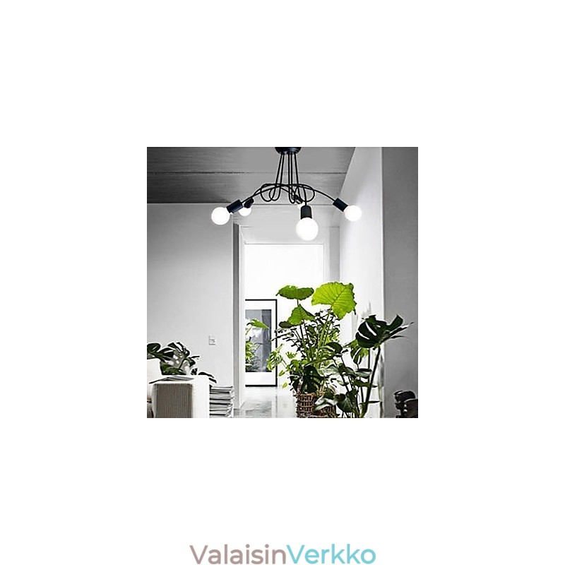 Moderni nykyaikainen maalaus metallikattokruunu