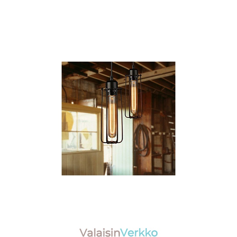 Kattokruunu Mini Style Rustic Lodge Retro Metal 3 Light riippuvalaisin