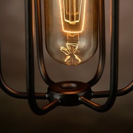 Kattokruunu Mini Style Rustic Lodge Retro Metal 3 Light riippuvalaisin