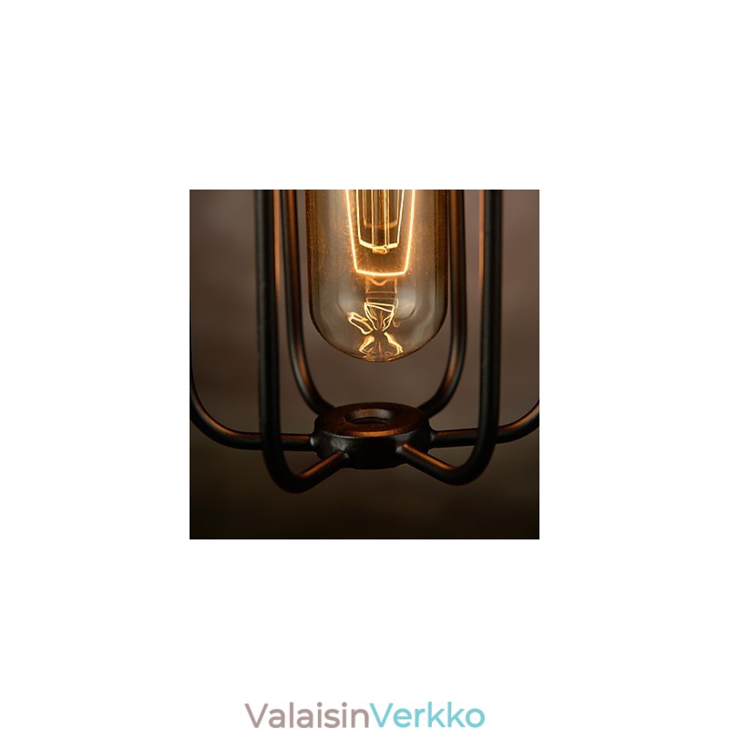 Kattokruunu Mini Style Rustic Lodge Retro Metal 3 Light riippuvalaisin
