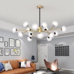Postmoderni Magic Beans Chandelier -näyttelyhalli