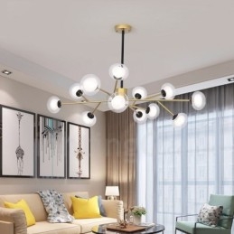 Postmoderni Magic Beans Chandelier -näyttelyhalli