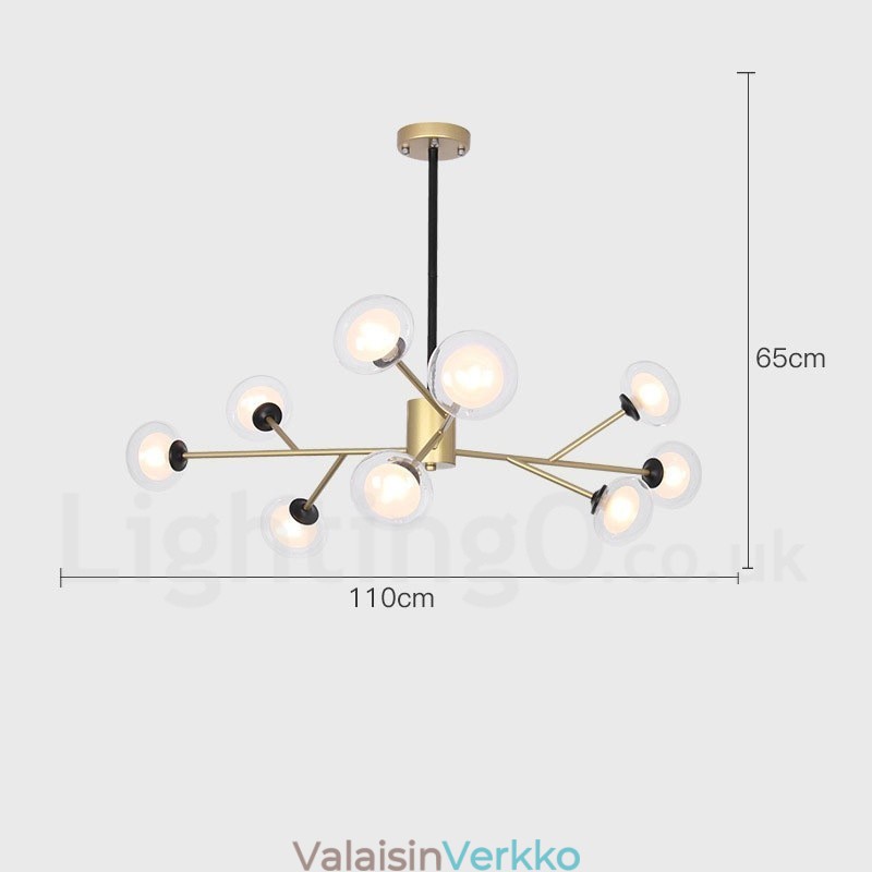 Postmoderni Magic Beans Chandelier -näyttelyhalli