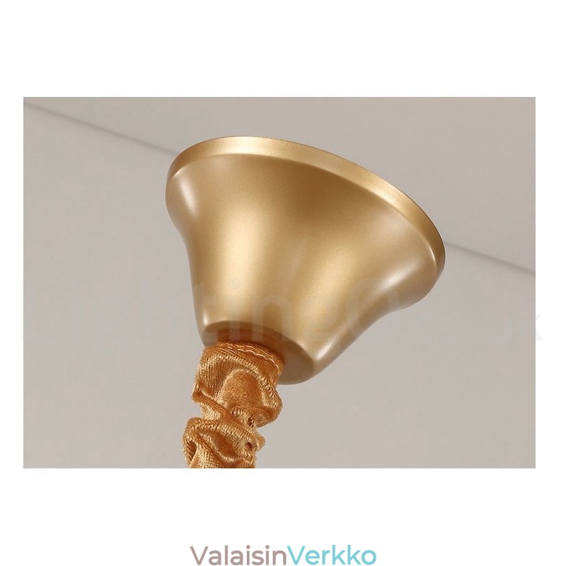 Postmoderni Luxury Round K9 Crystal Pendant Chandelier Lights -näyttelyhalli
