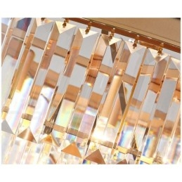 Postmoderni Luxury Round K9 Crystal Pendant Chandelier Lights -näyttelyhalli