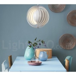 Globe White Rotate Postmoderni DIY-riippuvalaisin