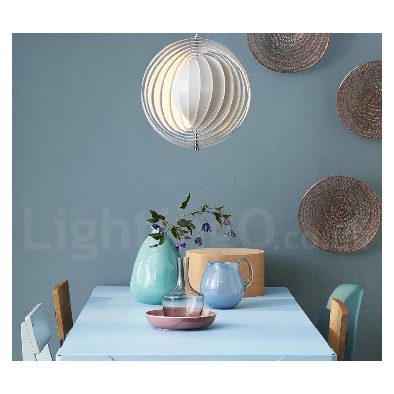 Globe White Rotate Postmoderni DIY-riippuvalaisin