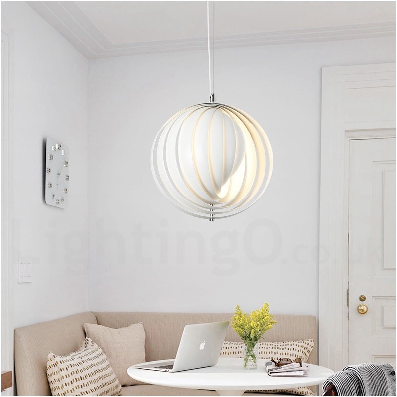 Globe White Rotate Postmoderni DIY-riippuvalaisin