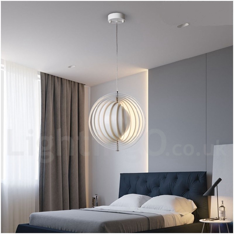 Globe White Rotate Postmoderni DIY-riippuvalaisin