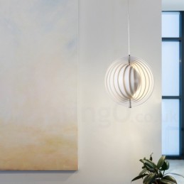 Globe White Rotate Postmoderni DIY-riippuvalaisin