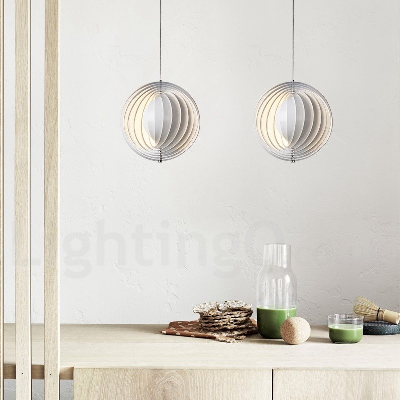 Globe White Rotate Postmoderni DIY-riippuvalaisin