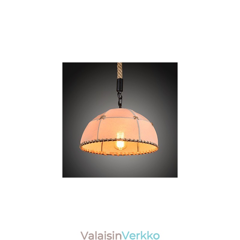 Retro käsintehty hamppuköysi countyard kattokruunu valaisin teolliseen maaseututyyliin