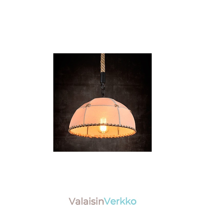 Retro käsintehty hamppuköysi countyard kattokruunu valaisin teolliseen maaseututyyliin
