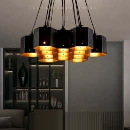 Parvi teollisuustyylinen kattokruunuvalaisin