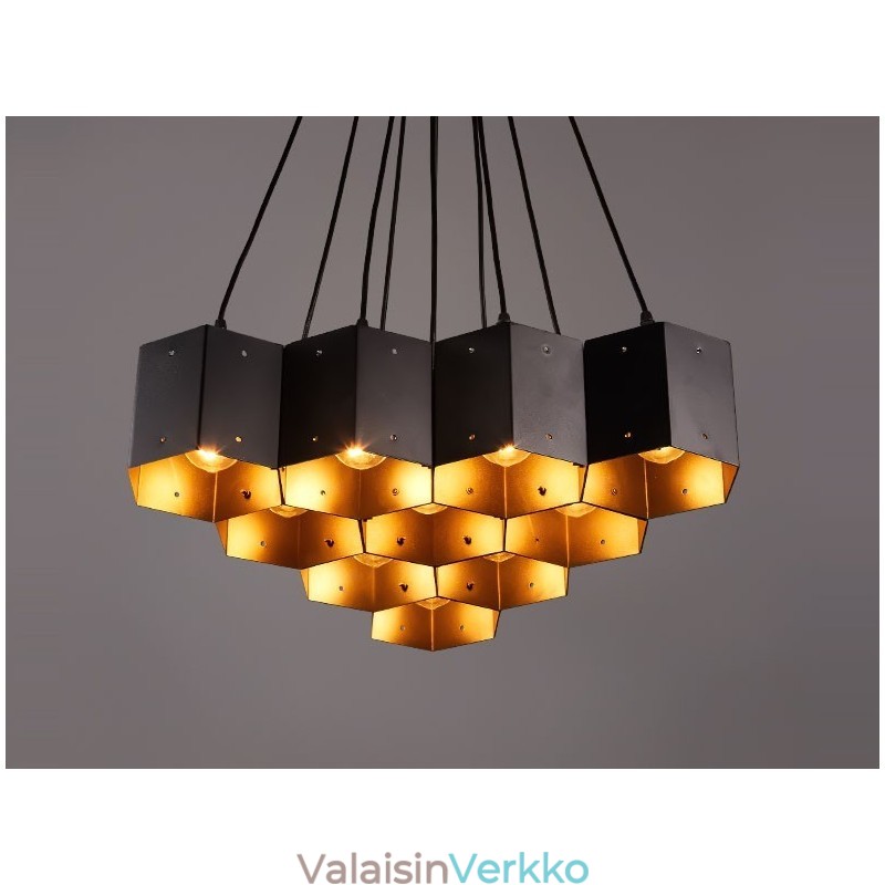 Parvi teollisuustyylinen kattokruunuvalaisin