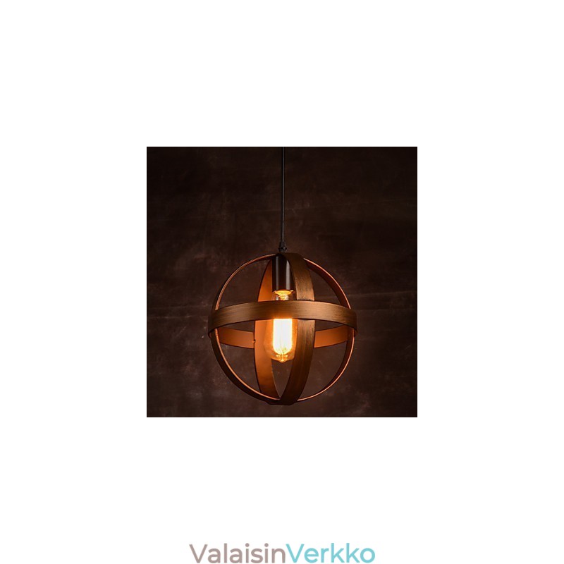 Retro-rautalamppu Moderni minimalistinen teollisuustyylinen kattokruunu