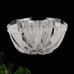 Tupsut kattokruunu Designer kattovalo hopea kullan väri