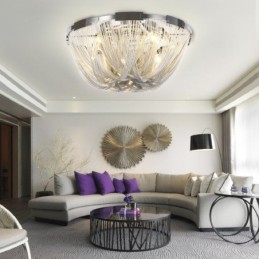 Tupsut kattokruunu Designer kattovalo hopea kullan väri