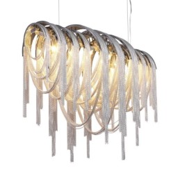 Tassels Kattokruunu Designer Riipus Vaalea Hopea Kulta Väri