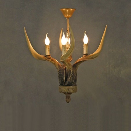 4 Vaalea maalaismainen taiteellinen retro Antler Antler kattokruunu 4 Vaalea maalaismainen taiteellinen retro Antler Antler kattokruunu
