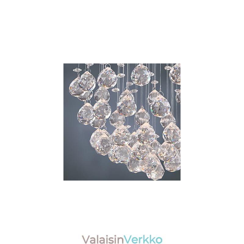 Kattokruunu Luxury Modern Crystal 4 valot