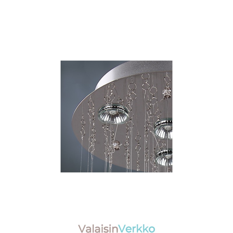 Kattokruunu Luxury Modern Crystal 4 valot