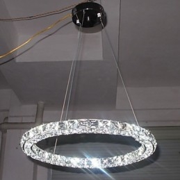 Kristalliriippuvalaisin Moderni yksittäinen D40CM kolmepuolinen K9 kristalli sisäkattovalaisimet