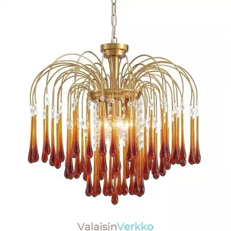 Water Drop Glass Chandelier valaisin Water Drop Glass Chandelier valaisin