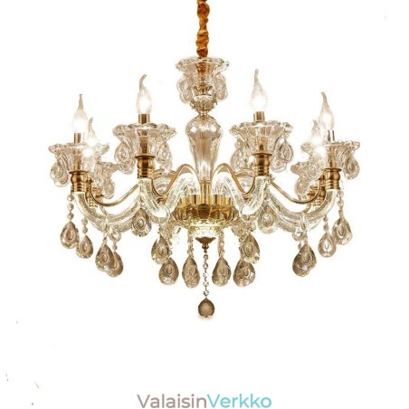 Ylellinen kristallikruunu K9 kristallikruunu hehkuvalla varrella Ylellinen kristallikruunu K9 kristallikruunu hehkuvalla varrella