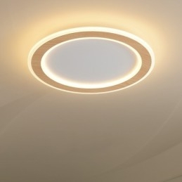 Pyöreäpuinen moderni uppoasennettava kattovalaisin sisävalaisin