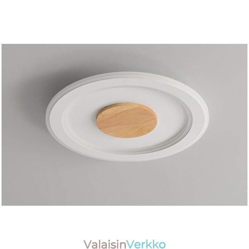 Pyöreäpuinen moderni uppoasennettava kattovalaisin sisävalaisin