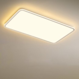 Moderni suurikokoinen himmennettävä suorakaide uppoasennettava kattovalo sisävalaisin